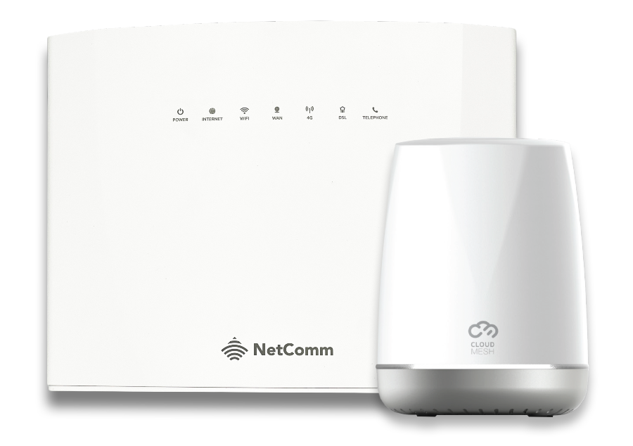 Image of Netcomm NL20 Wifi 6 (4G Backup) + 1 Satellite Modem